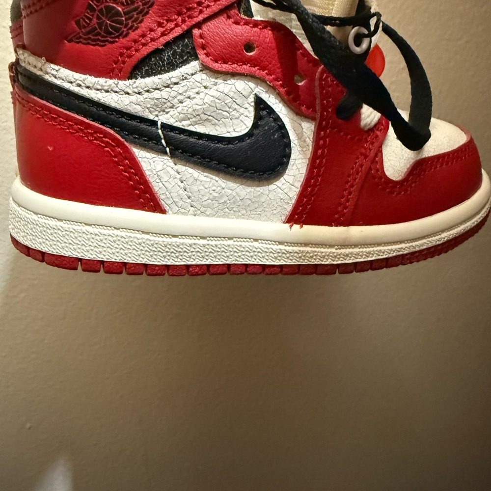 Nike Red and White Baby Walker Shoes
